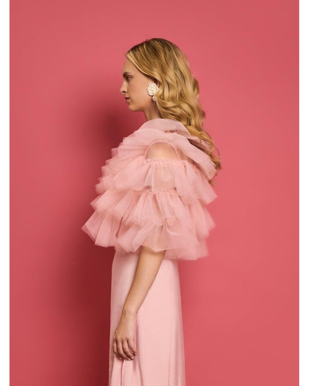 Sister Jane Dream Spell Tulle Ruffle Jacket in Pink Lyst