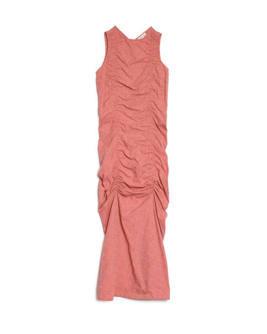 Sister Jane Pink Ghospell Mayre Ruched Midi Dress