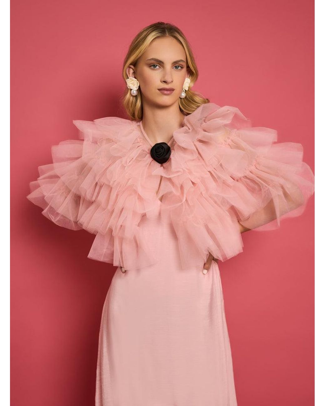 Sister Jane Dream Spell Tulle Ruffle Jacket in Pink | Lyst
