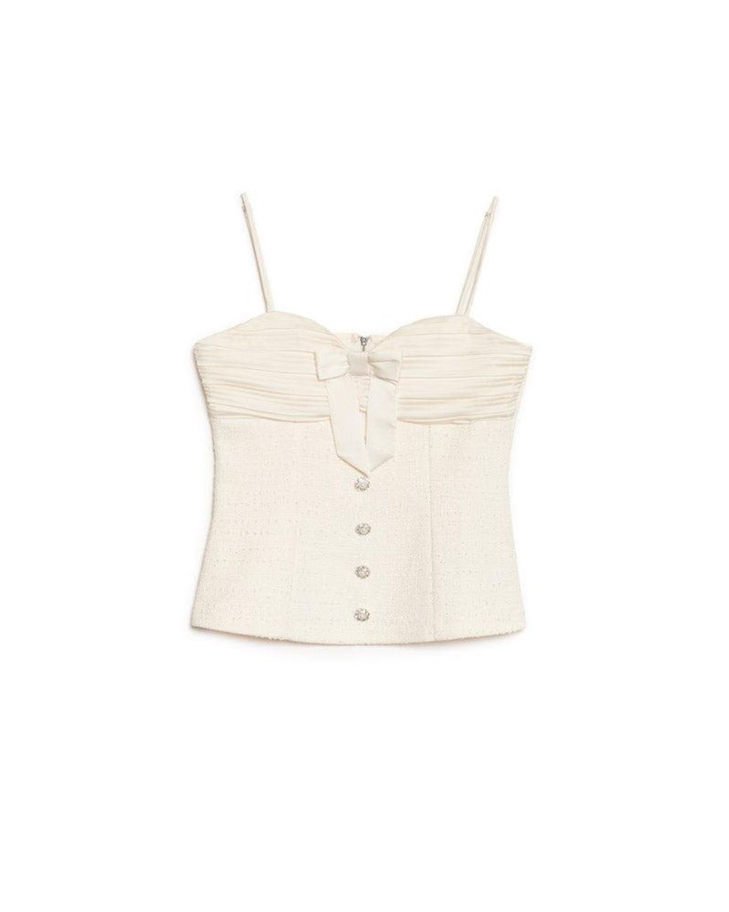 Sister Jane Red Dream Showgirls Tweed Top