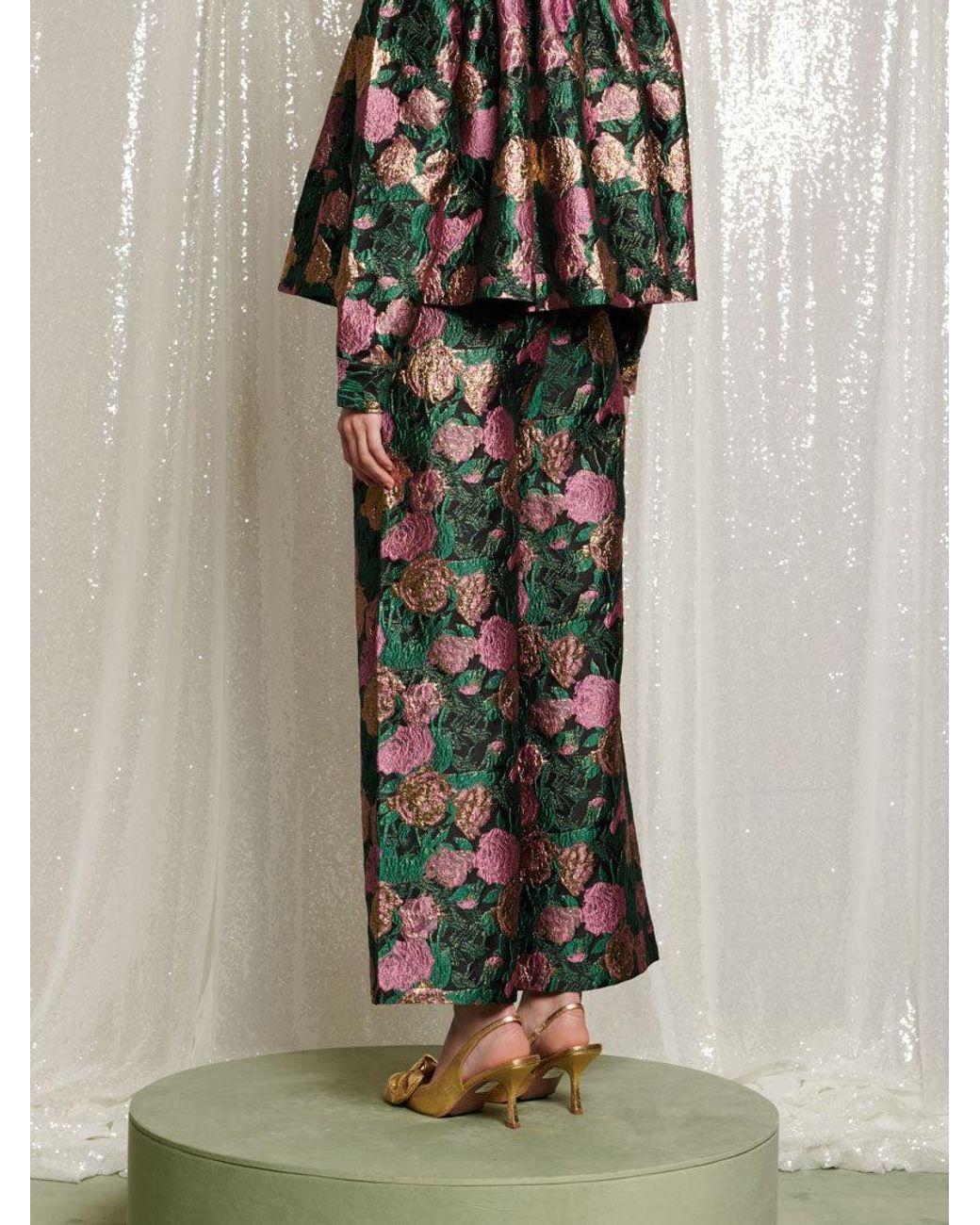 Sister Jane Multicolor Enchanted Jacquard Trousers