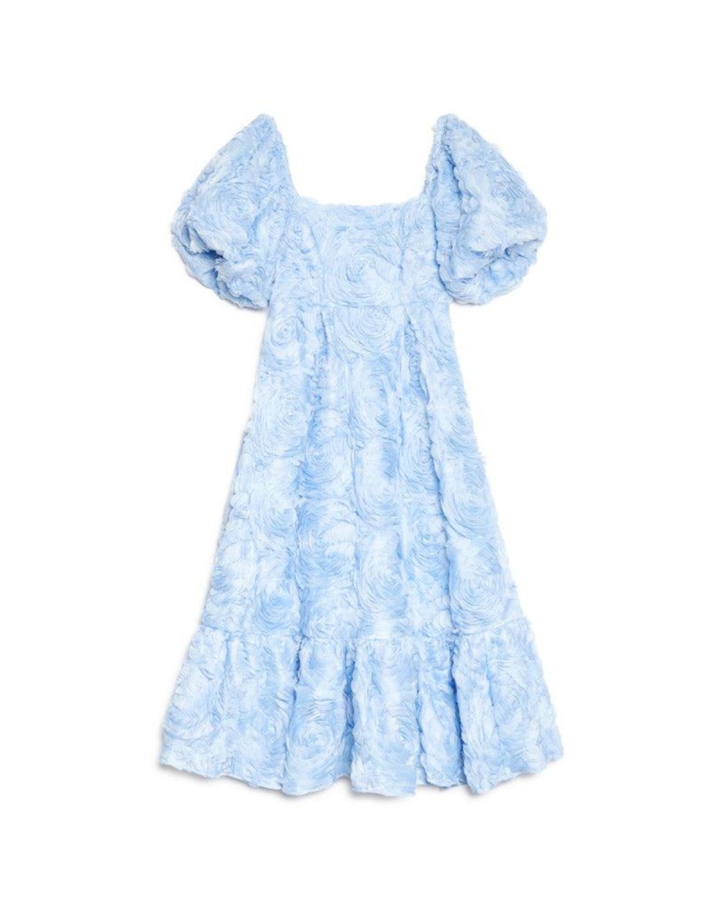Sister Jane Blue Dream Dewdrop Tulle Maxi Dress