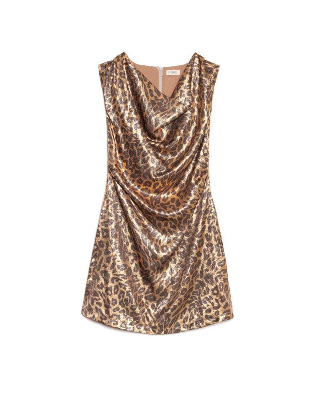 Sister Jane Brown Ghospell Pamela Leopard Mini Dress