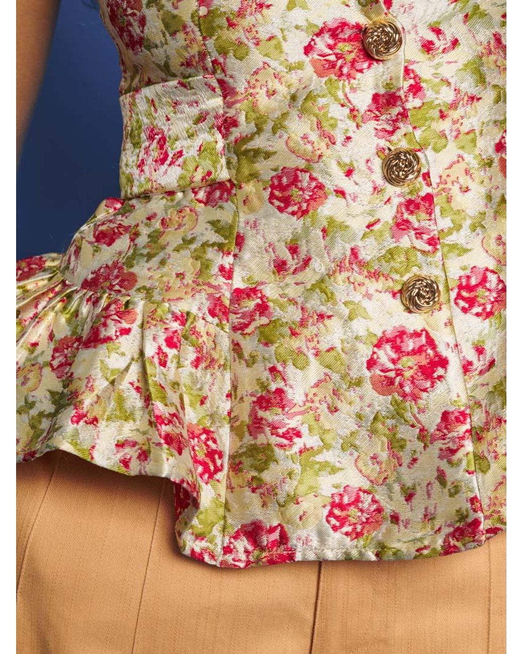 Sister Jane Blue Dream Forest Echo Jacquard Top