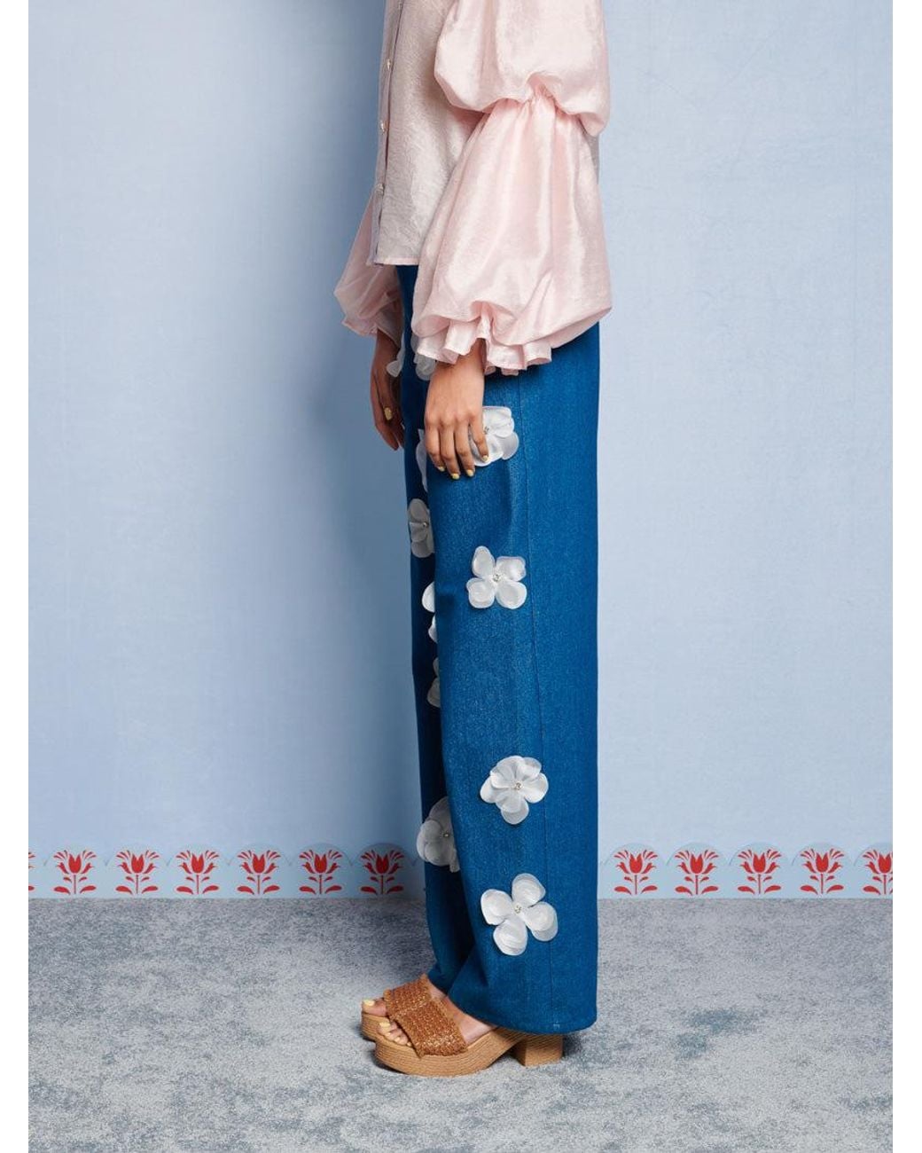 Sister Jane Blue Dream Lera Applique Jeans