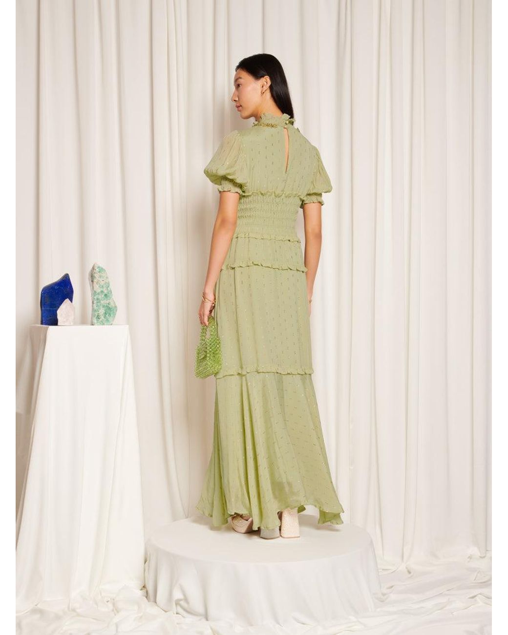 Sister Jane Natural Peridot Maxi Dress