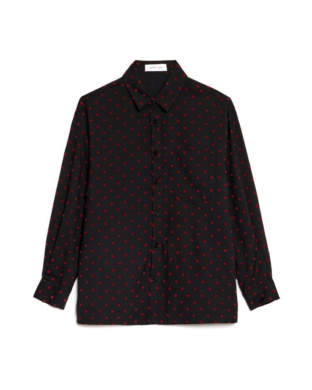 Sister Jane Black Frankie Polka Dot Shirt