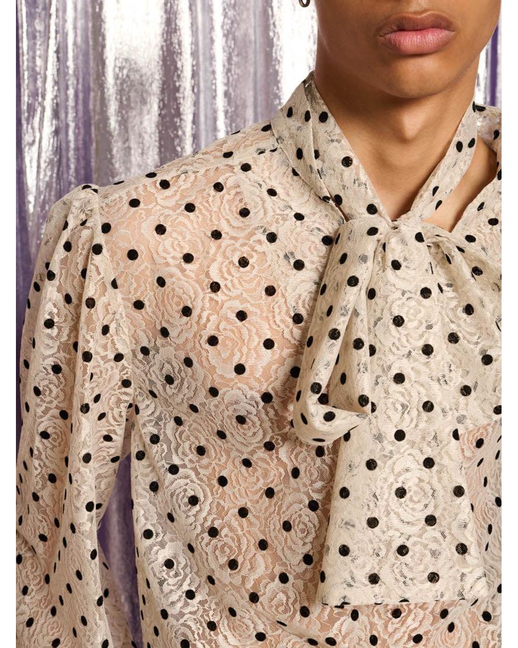 Sister Jane Pink Carrington Lace Bow Shirt