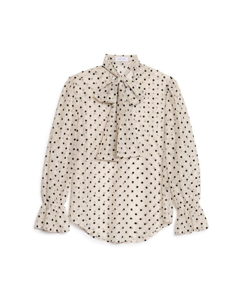 Sister Jane Pink Carrington Lace Bow Shirt