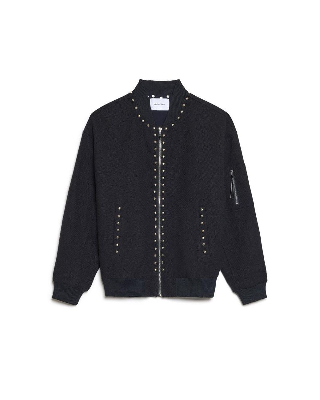 Sister Jane Gray Milo Studded Bomber Jacket