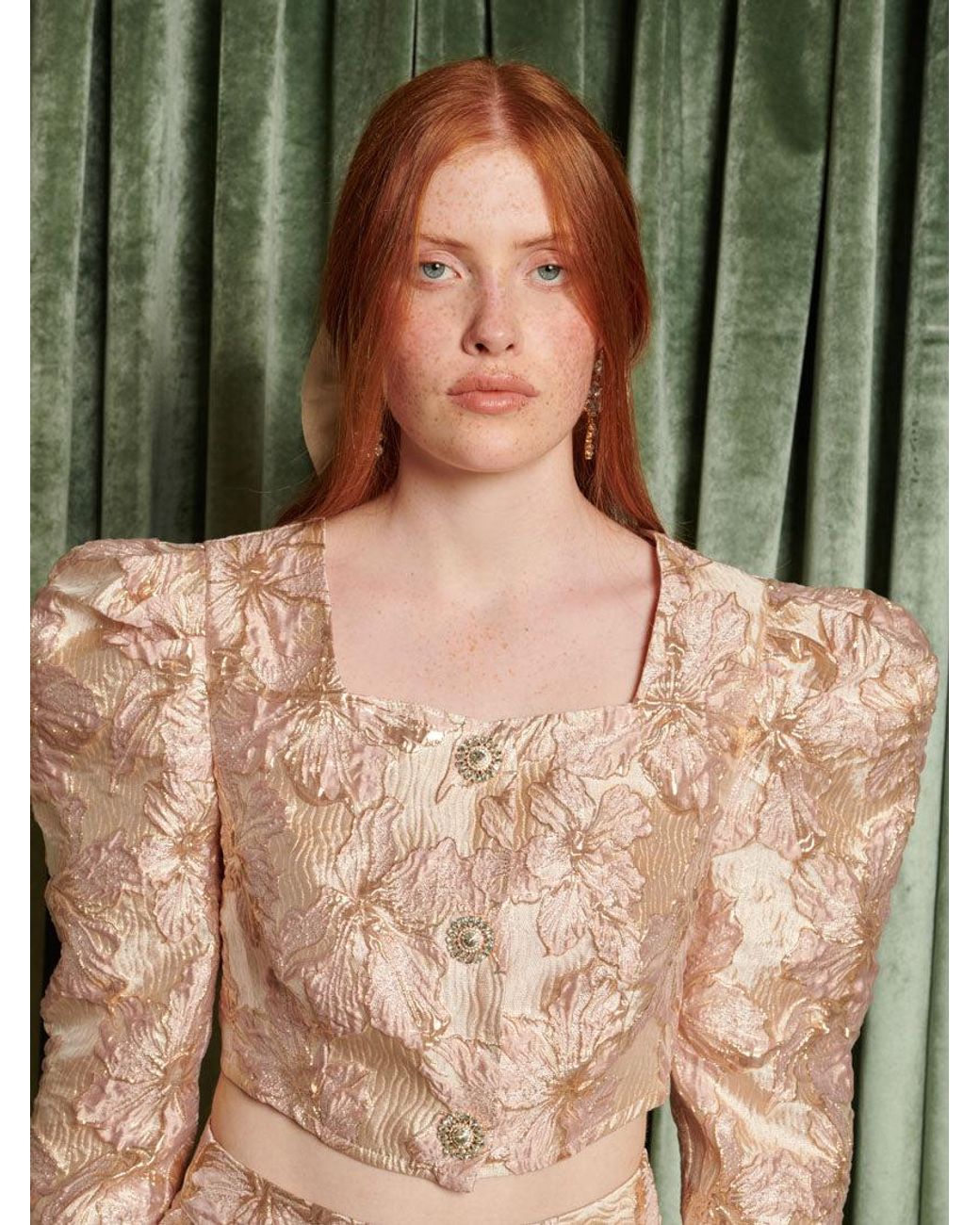 Sister Jane Green Dream Elsewhere Jacquard Top