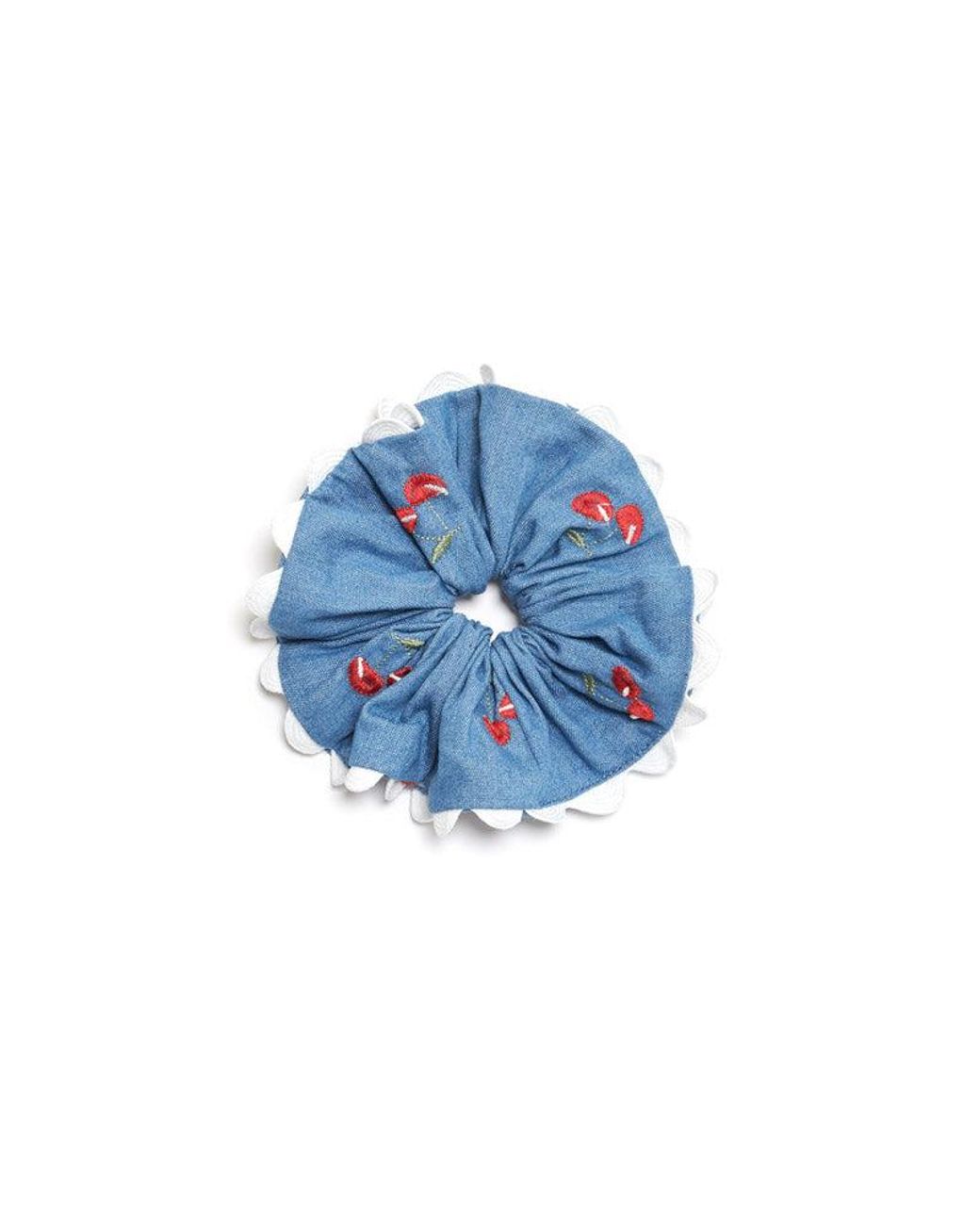 Sister Jane Natural Cerise Scrunchie