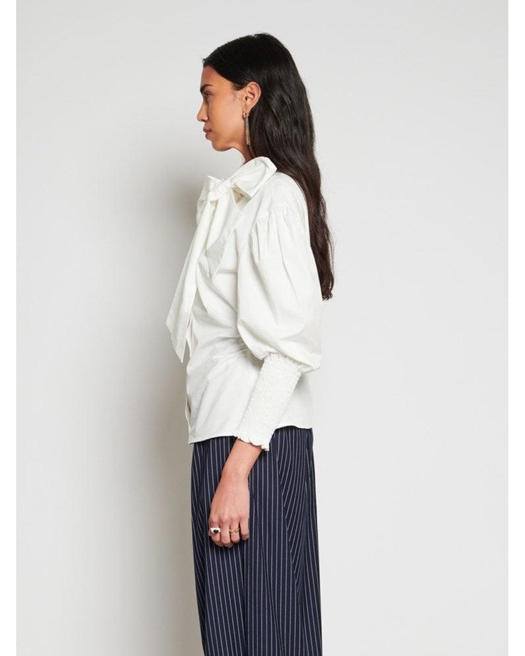 Sister Jane White Ghospell Vittoria Bow Blouse