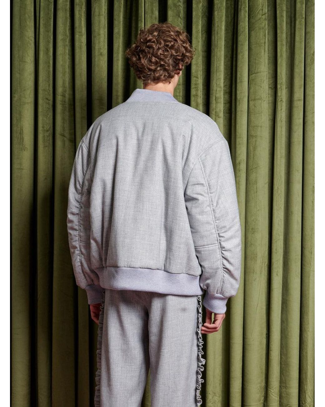 Sister Jane Green Heron Bow Bomber Jacket