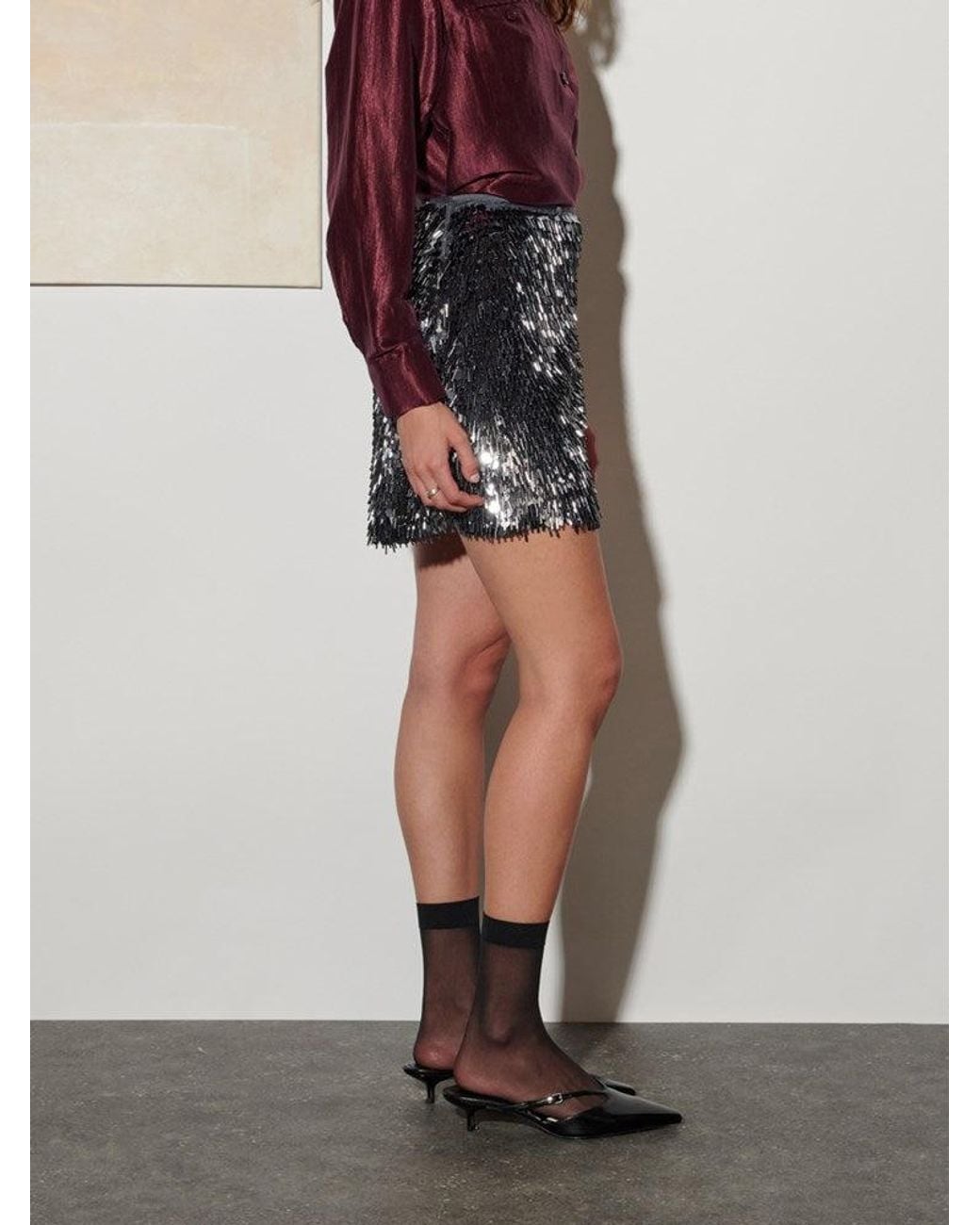 Sister Jane Black Ghospell Kara Mini Skirt