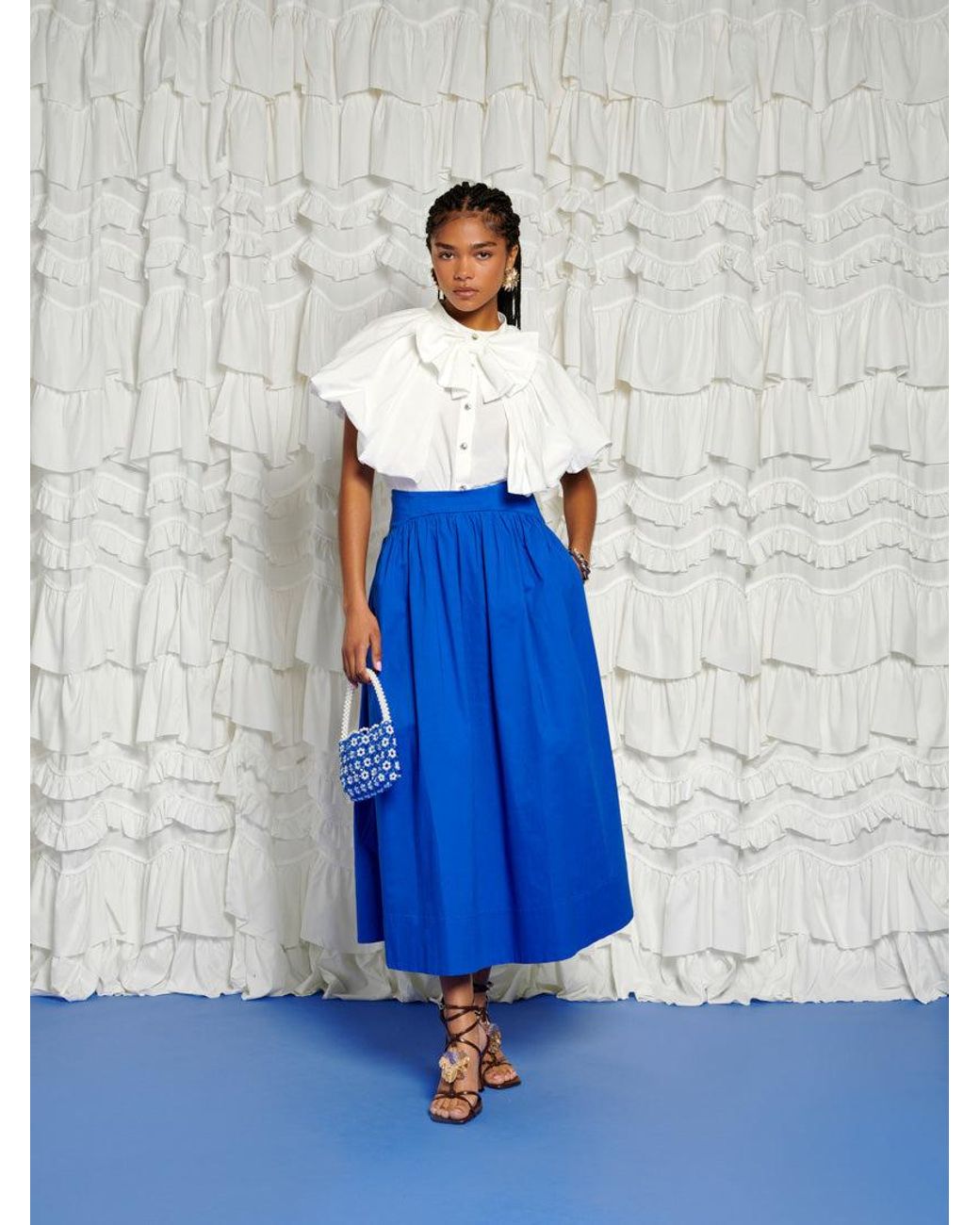 Sister Jane White Dream Rumba Bow Blouse