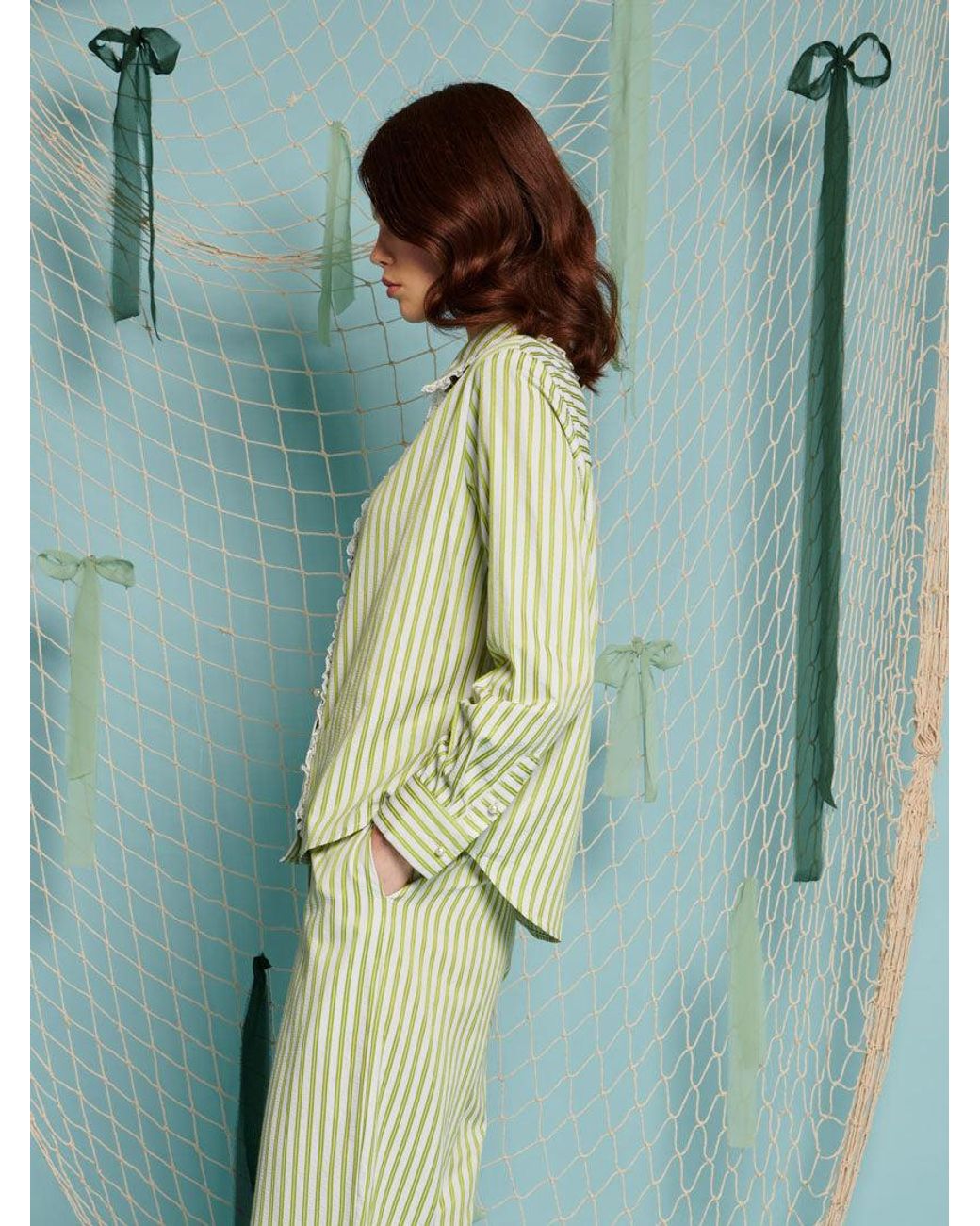 Sister Jane Green Seven Seas Stripe Shirt