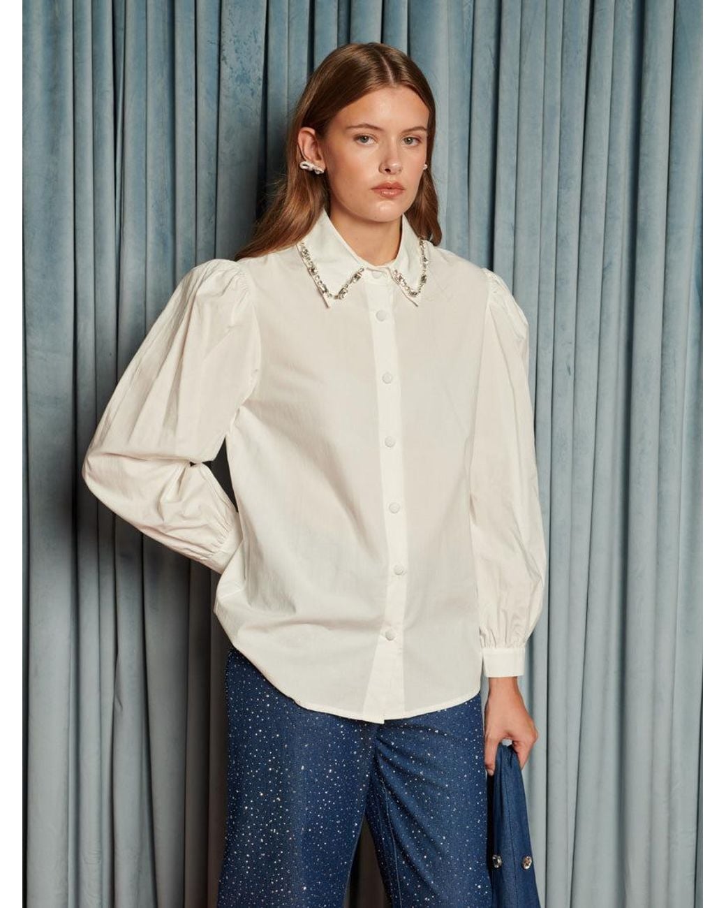 Sister Jane Gray Lantern Gem Blouse