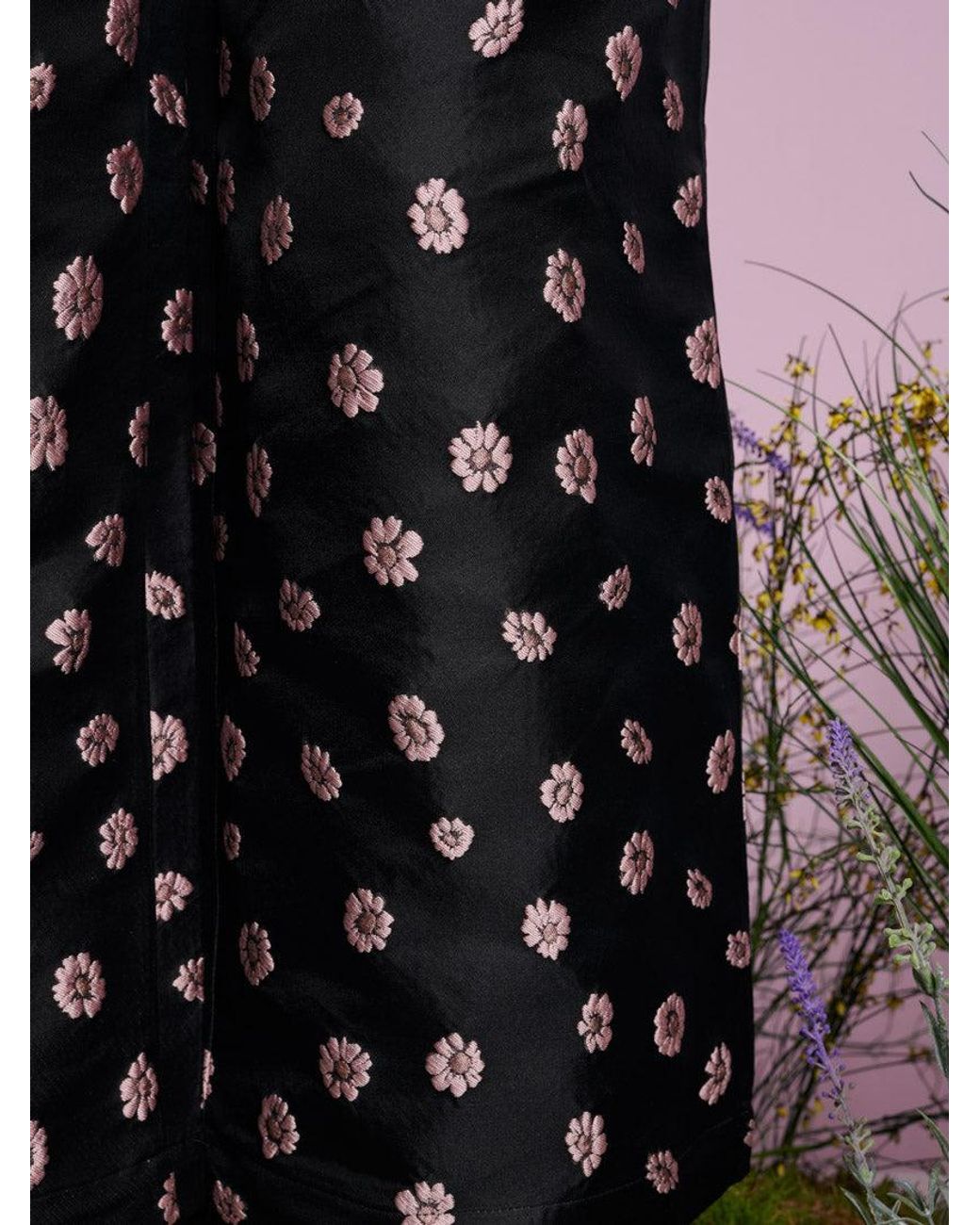 Sister Jane Multicolor Rose Bells Jacquard Trousers