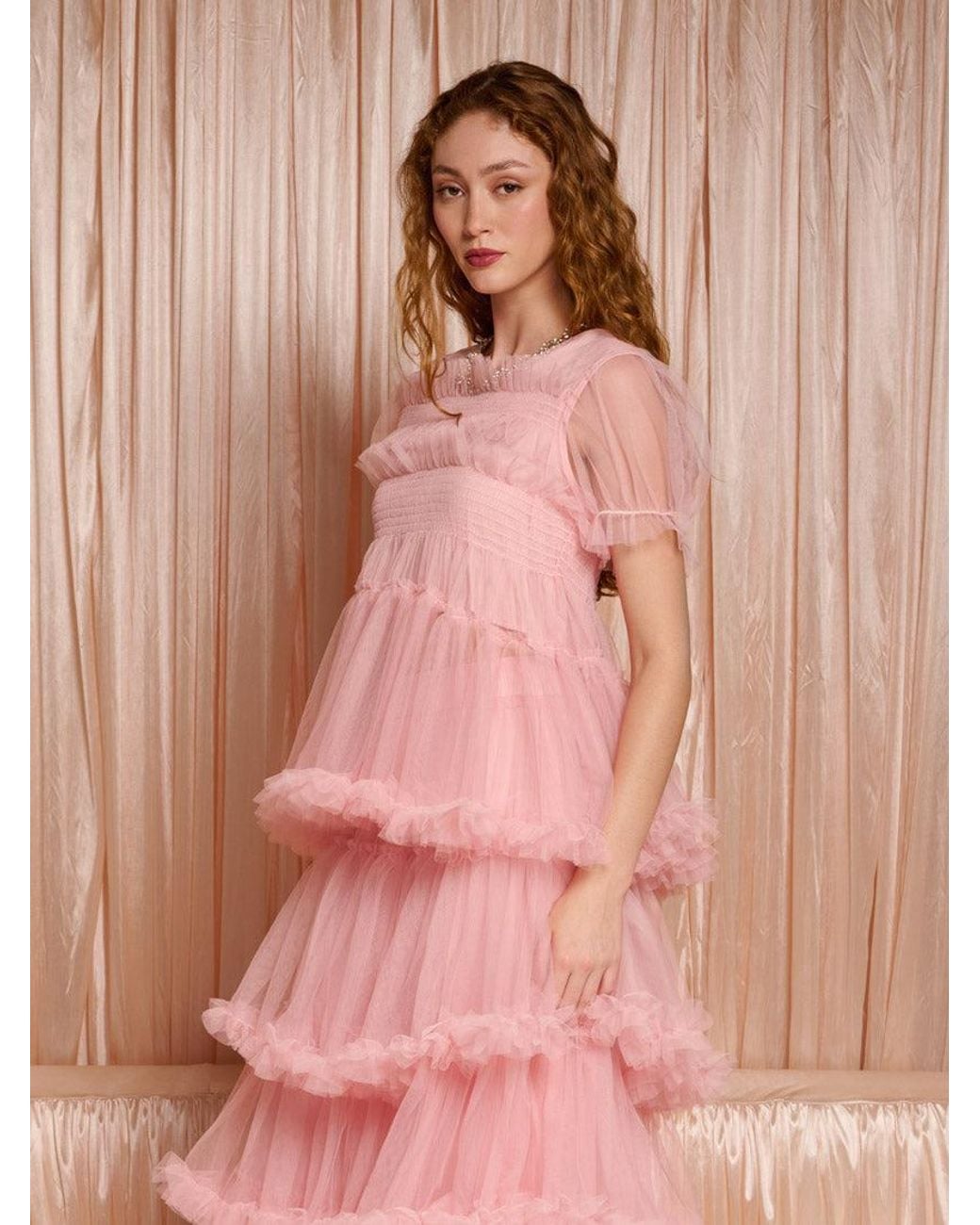Sister Jane Pink Dream Obsession Tulle Top