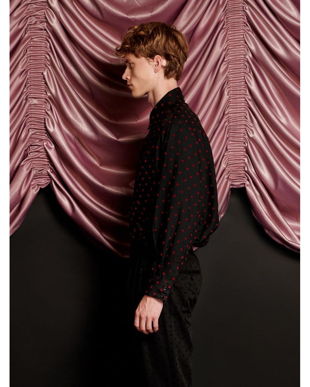 Sister Jane Black Frankie Polka Dot Shirt