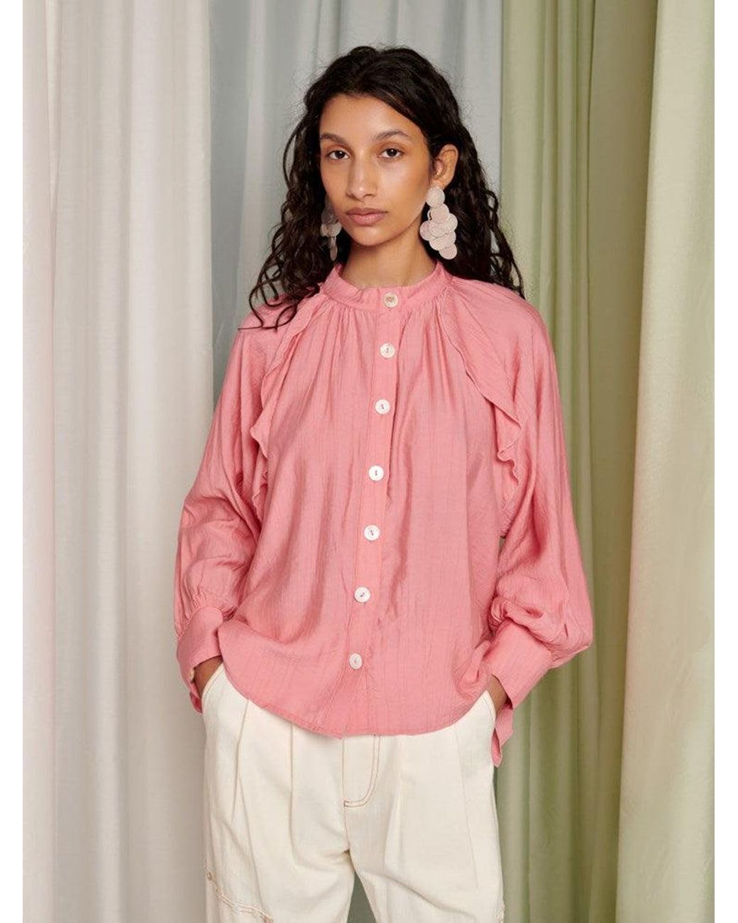 Sister Jane Pink Ghospell Ellery Blouse