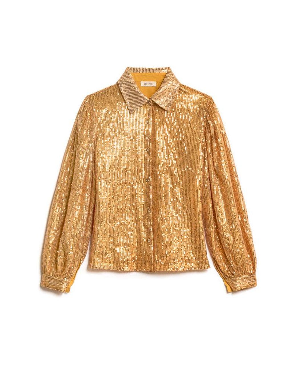Sister Jane Blue Ghospell Tilda Sequin Shirt