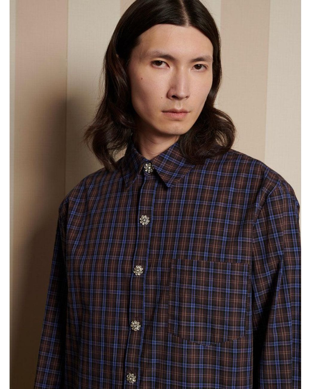 Sister Jane Blue Aubrey Check Shirt