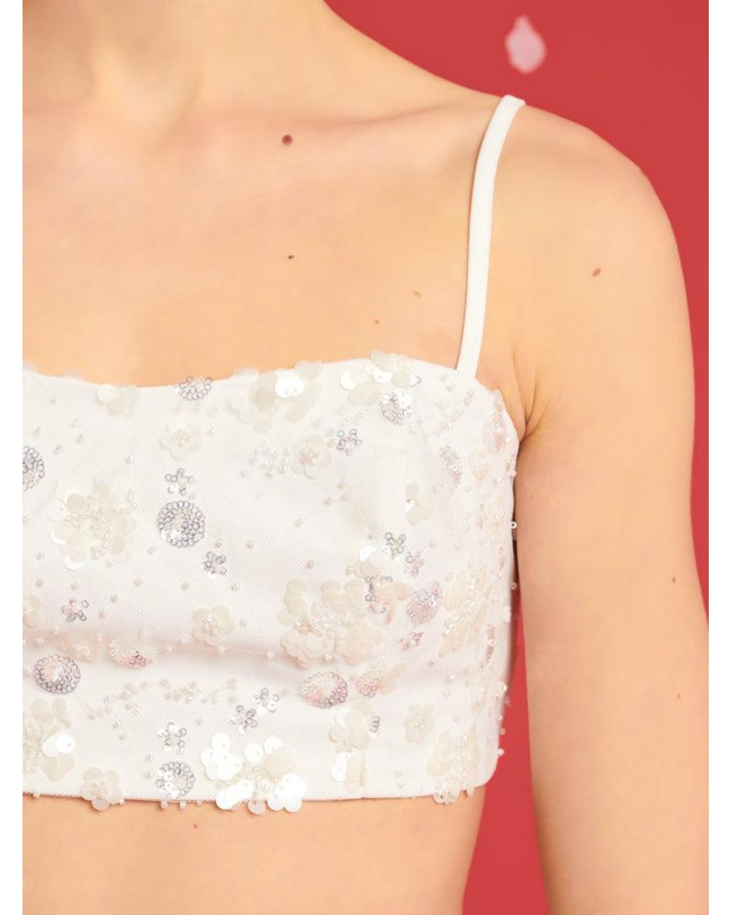 Sister Jane Red Dream Carolina Embellished Bralette