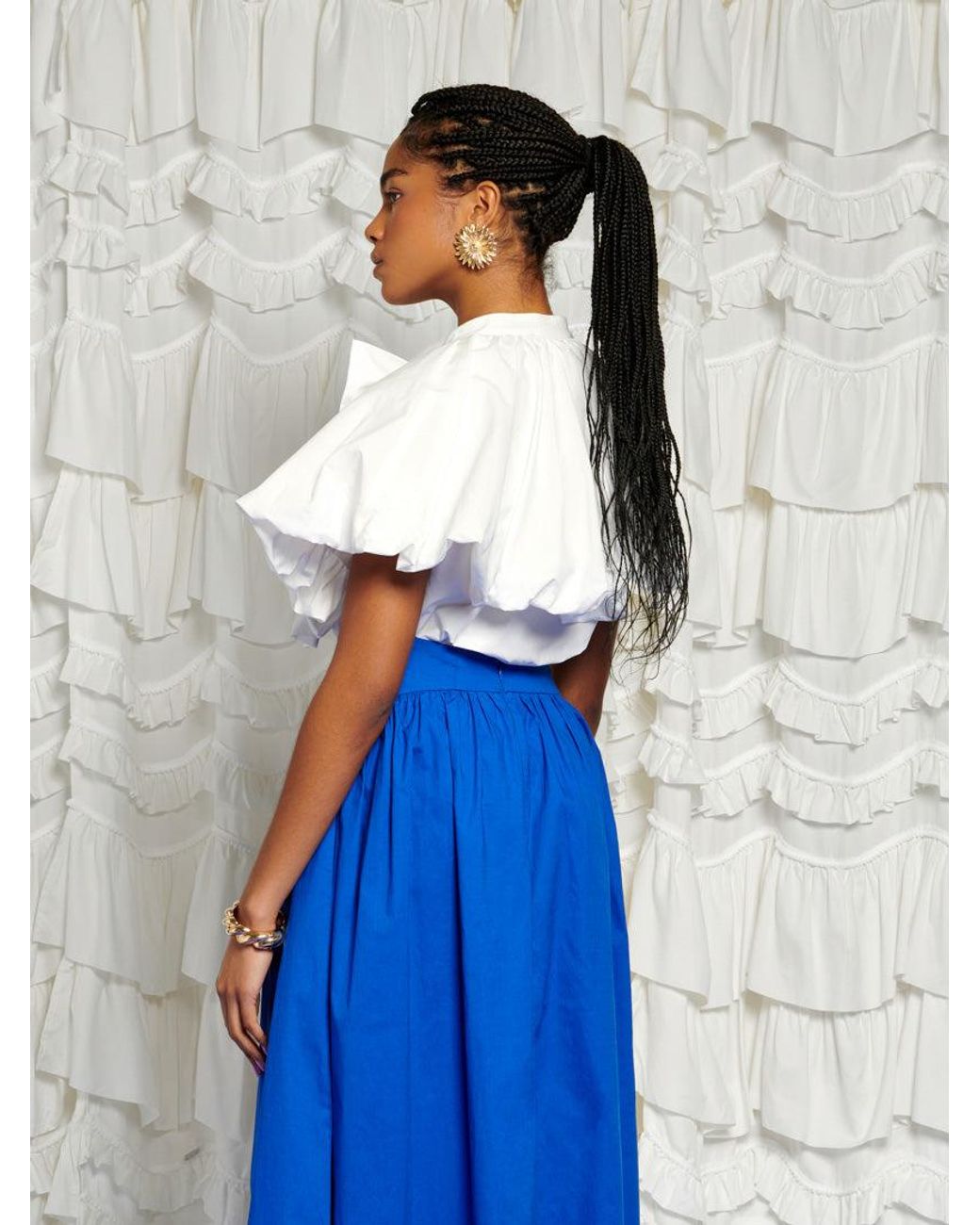Sister Jane White Dream Rumba Bow Blouse