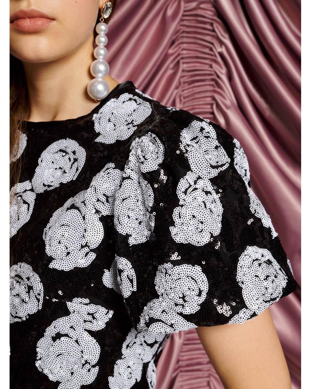 Sister Jane Pink Dream Roxie Rose Sequin Top
