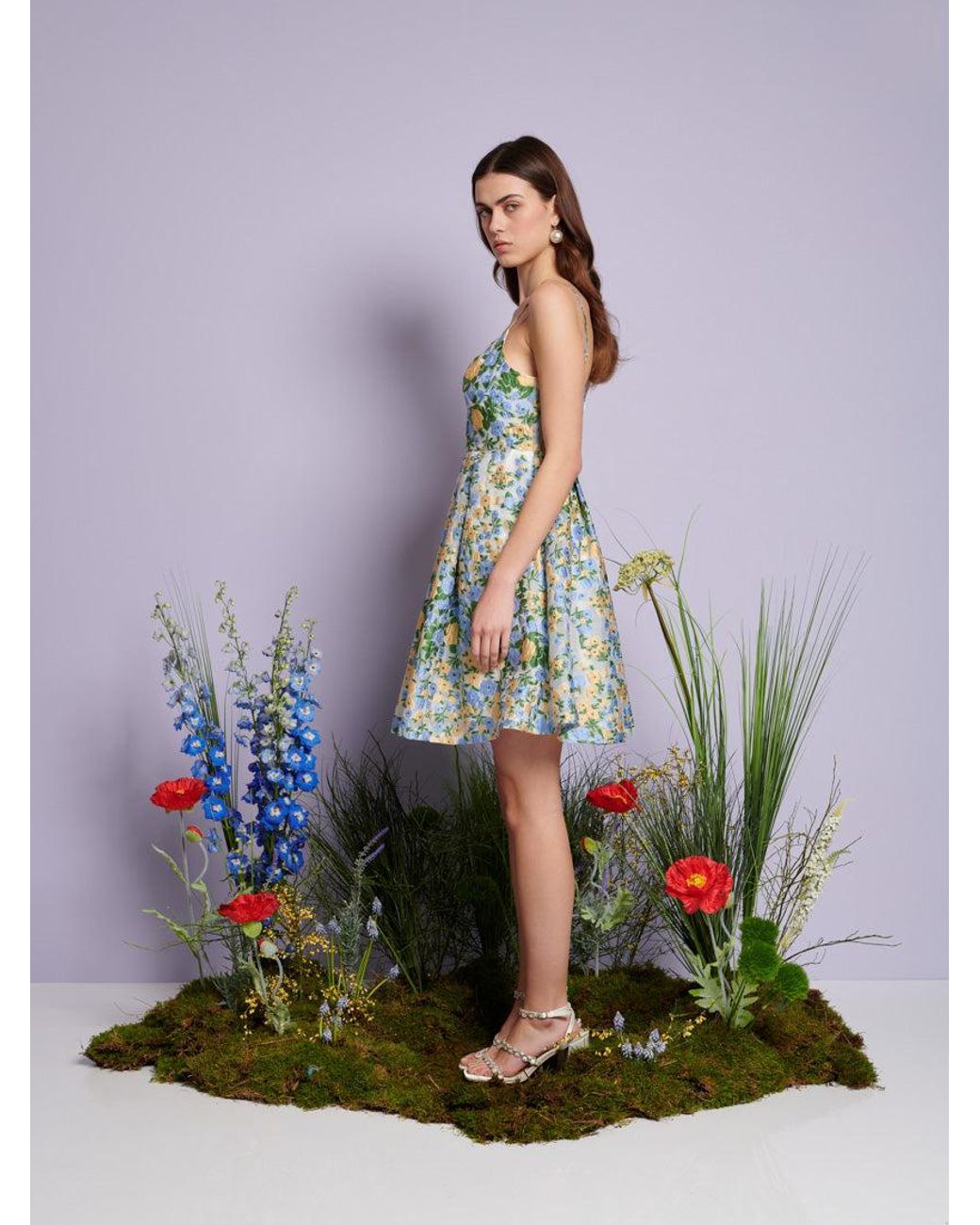Sister Jane Multicolor Dream Marigold Jacquard Mini Dress