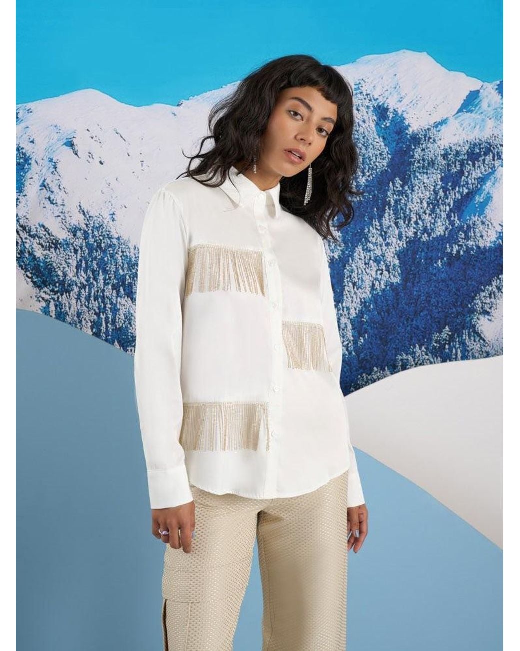 Sister Jane Blue Ghospell Jordyn Oversized Shirt