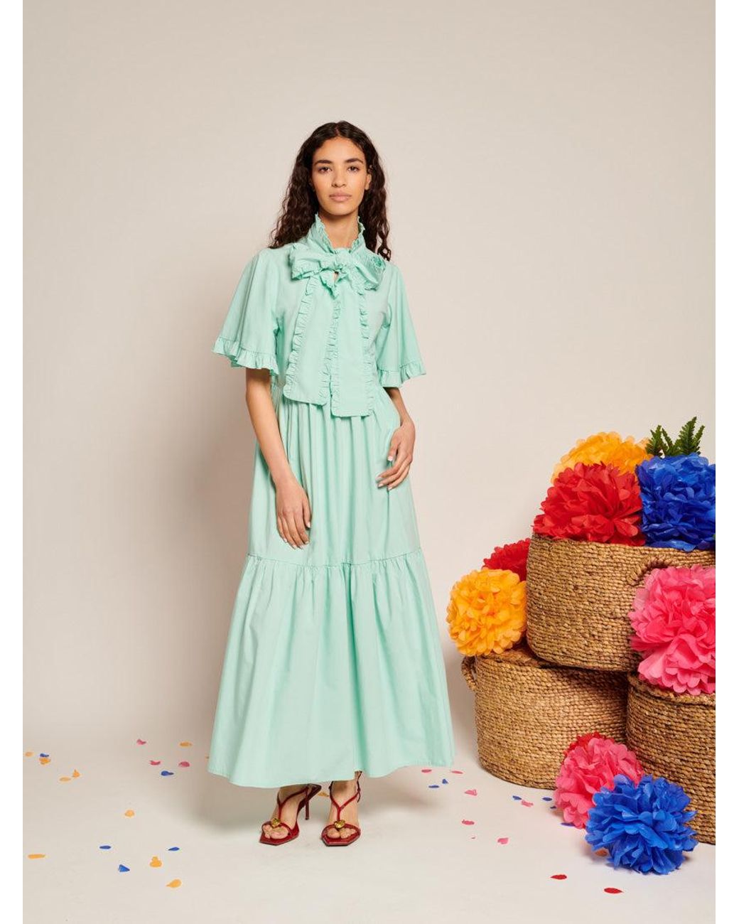 Sister Jane Green Adriana Bow Midi Dress