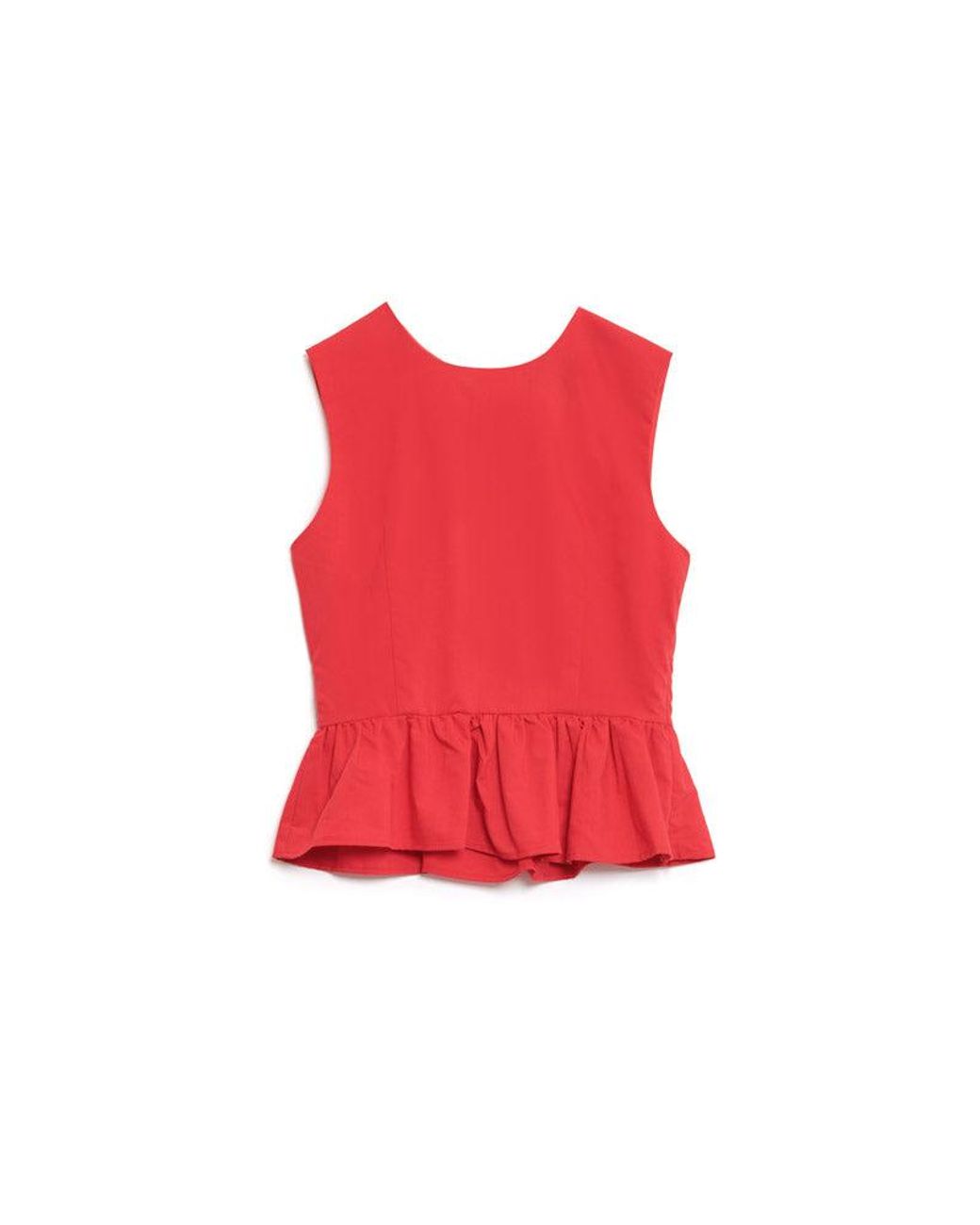 Sister Jane Red Carmen Open Back Top