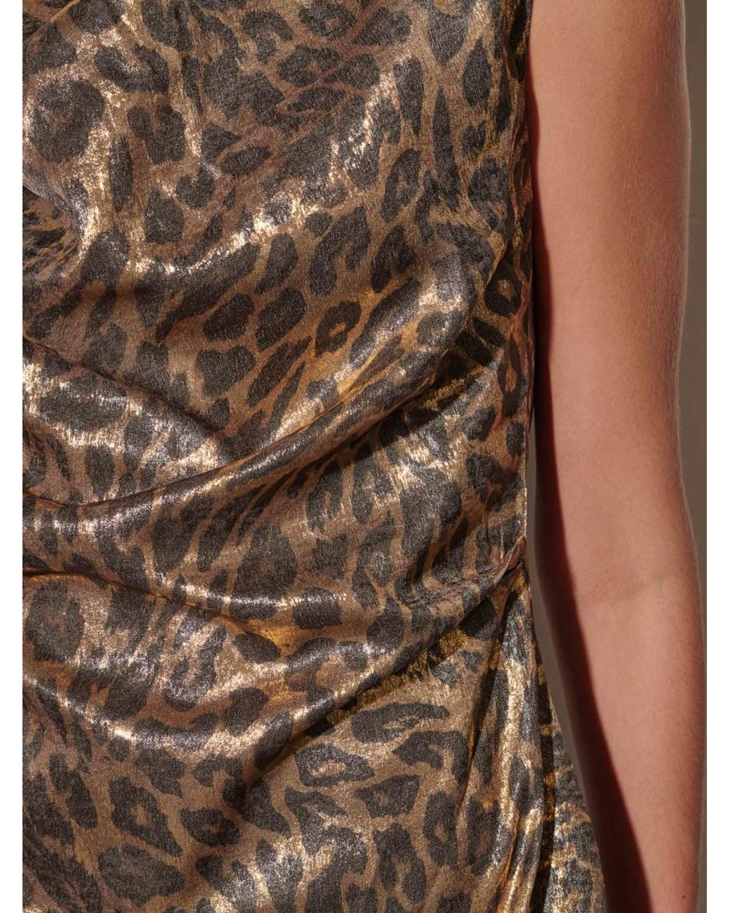 Sister Jane Brown Ghospell Pamela Leopard Mini Dress