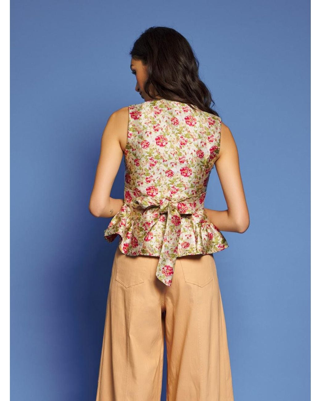 Sister Jane Blue Dream Forest Echo Jacquard Top