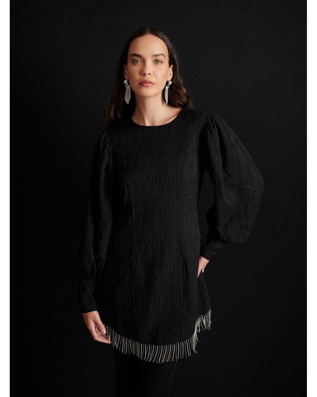 Sister Jane Black Ghospell Abel Mini Dress