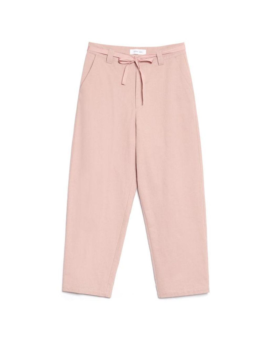 Sister Jane Pink Crane Waist Tie Trousers