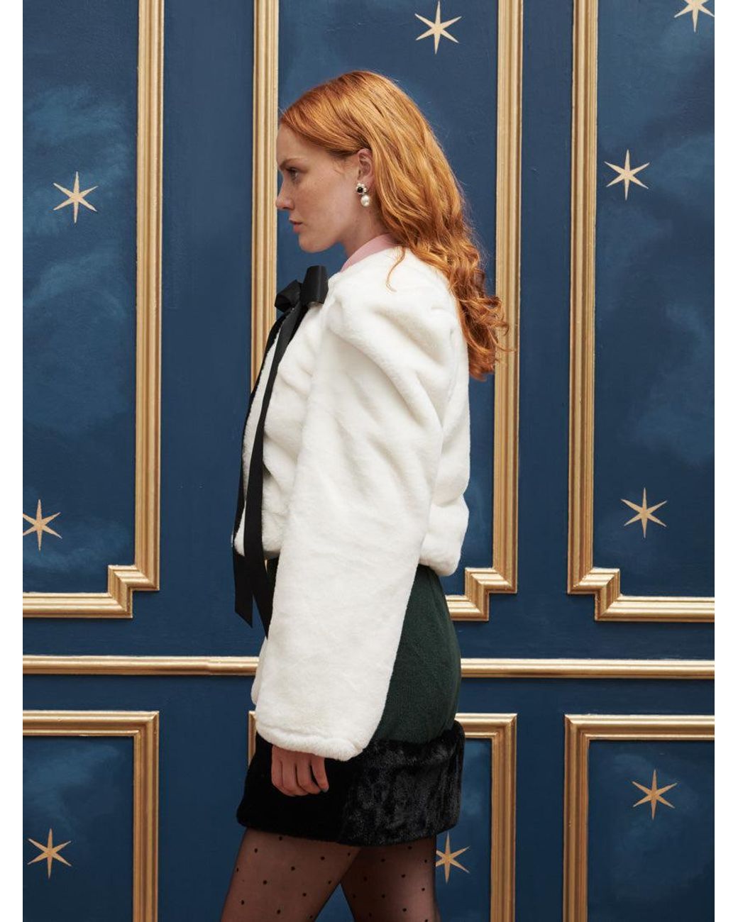 Sister Jane Blue Fantasia Bow Jacket