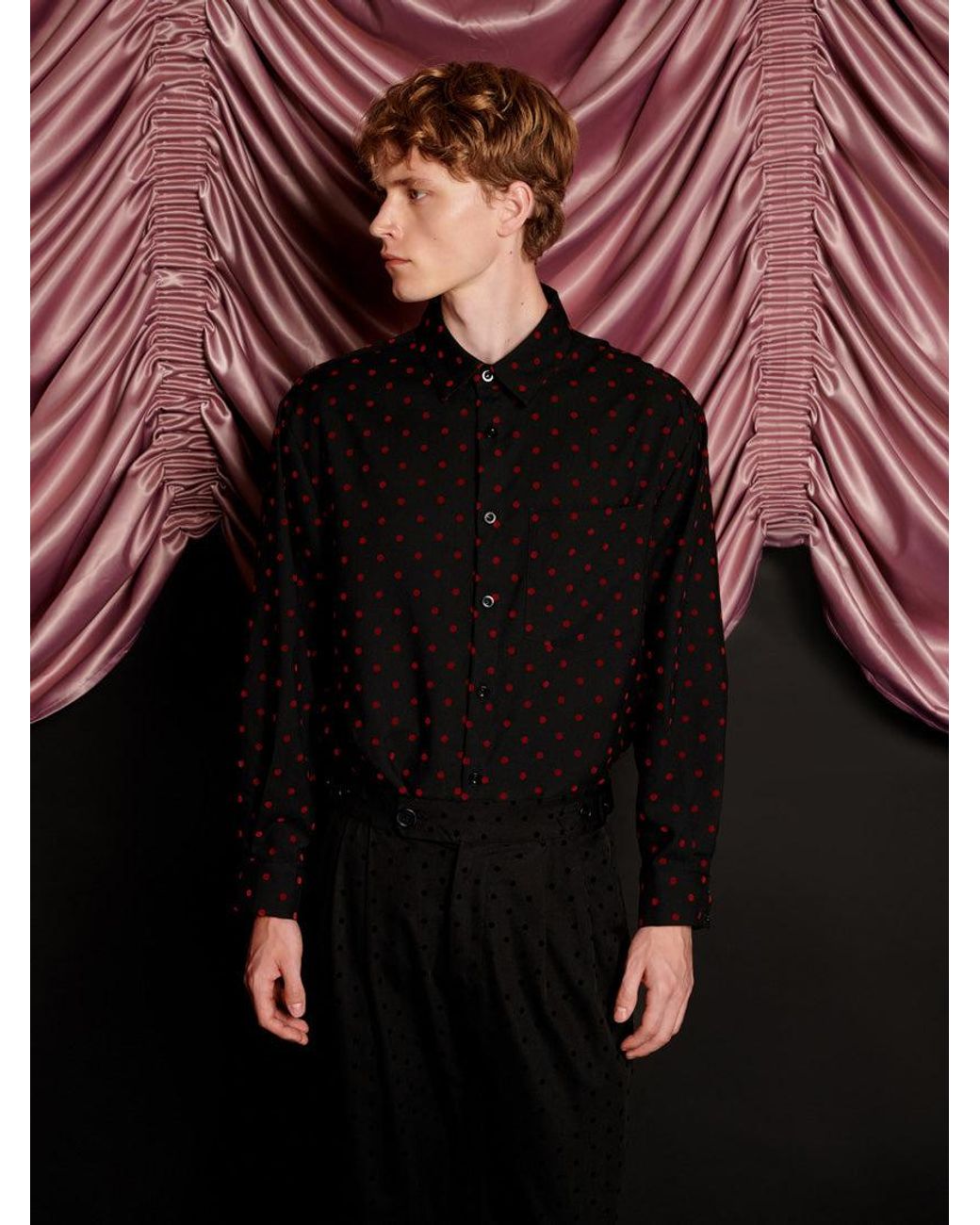Sister Jane Black Frankie Polka Dot Shirt