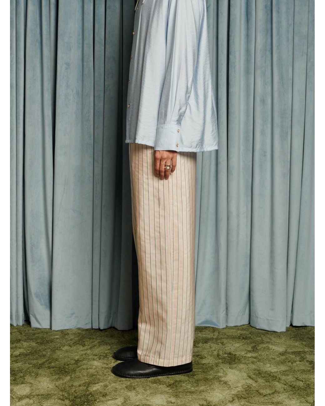 Sister Jane Green Alba Stripe Trousers