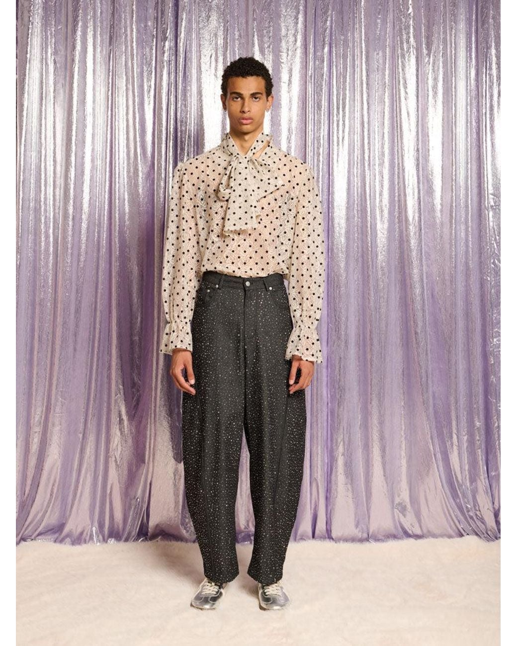 Sister Jane Pink Carrington Lace Bow Shirt