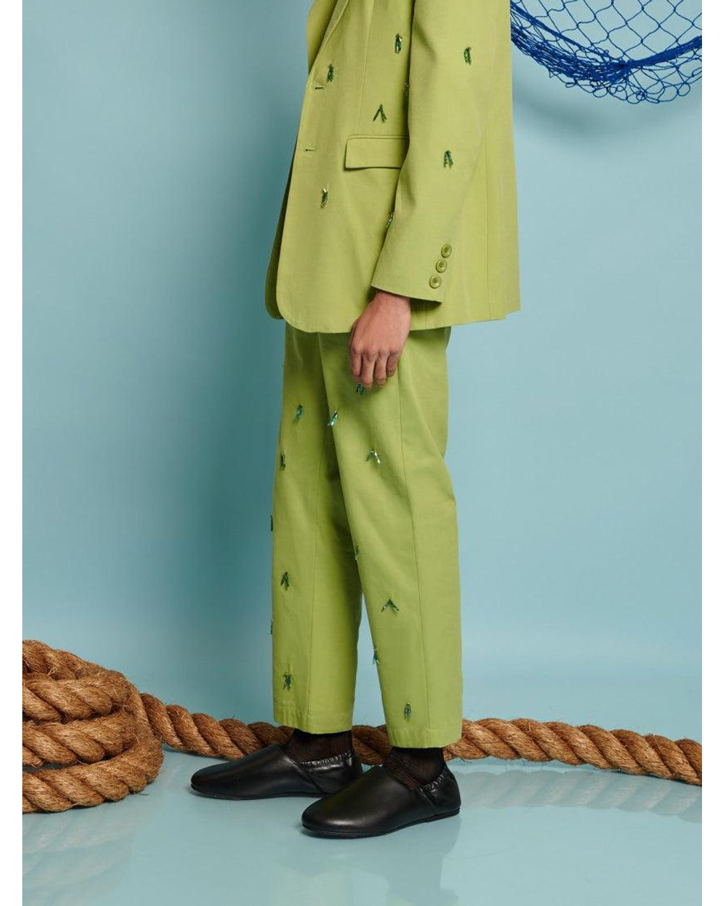 Sister Jane Green Albert Beaded Trousers