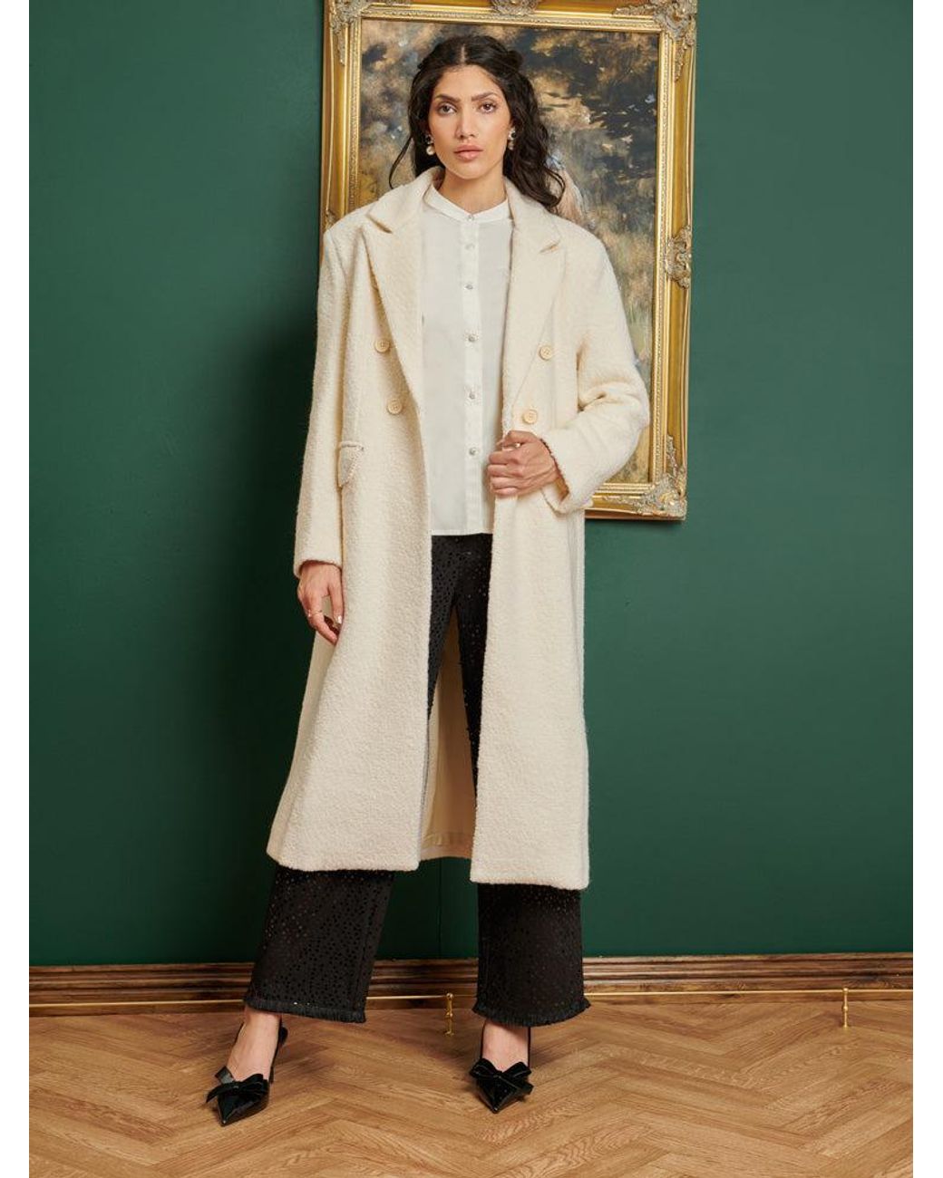 Sister Jane Green Dream Reina Embellished Coat