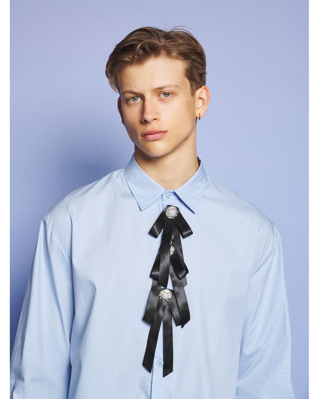 Sister Jane Blue Juniper Bow Shirt