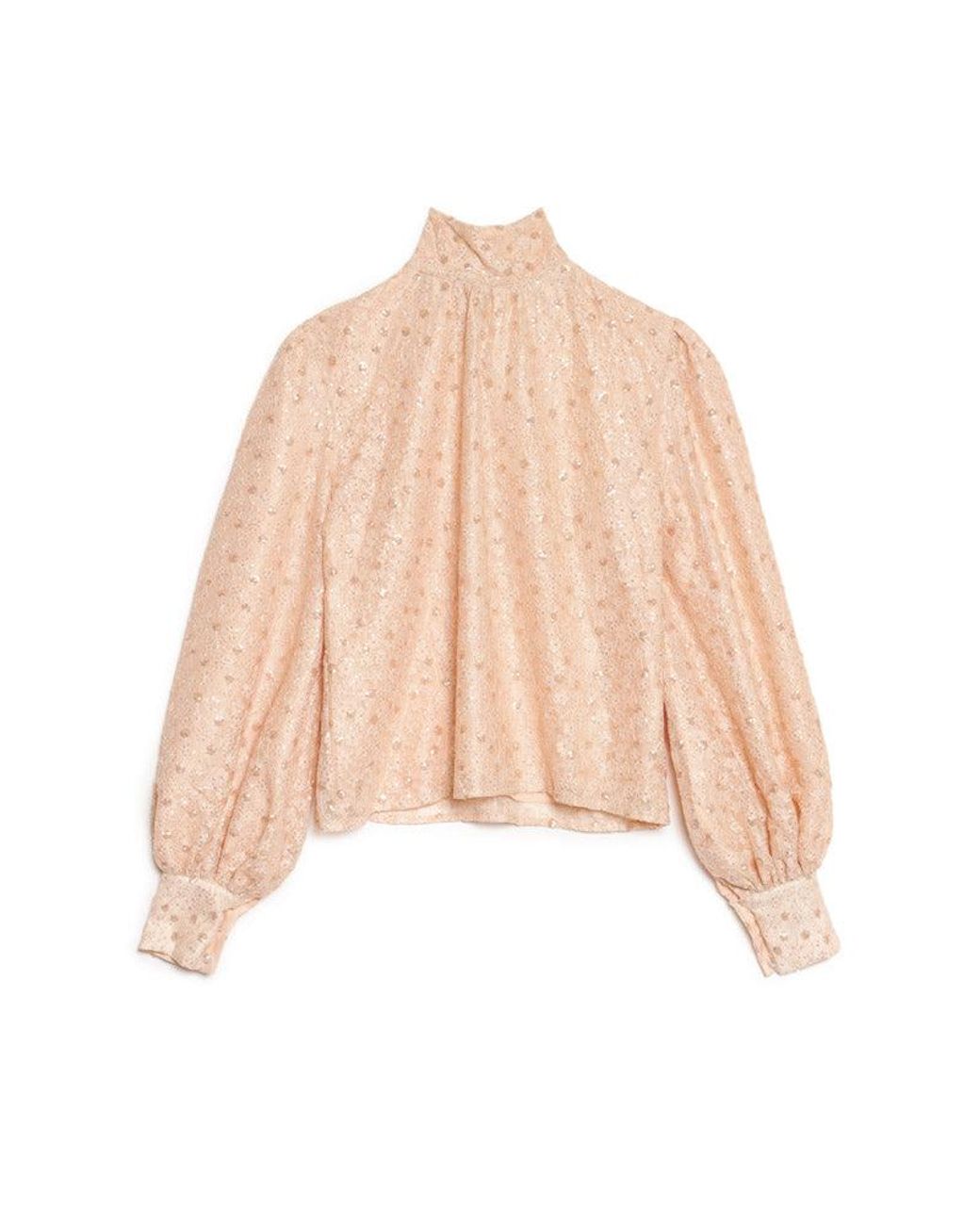 Sister Jane Red Dream Sally Lace Bow Blouse