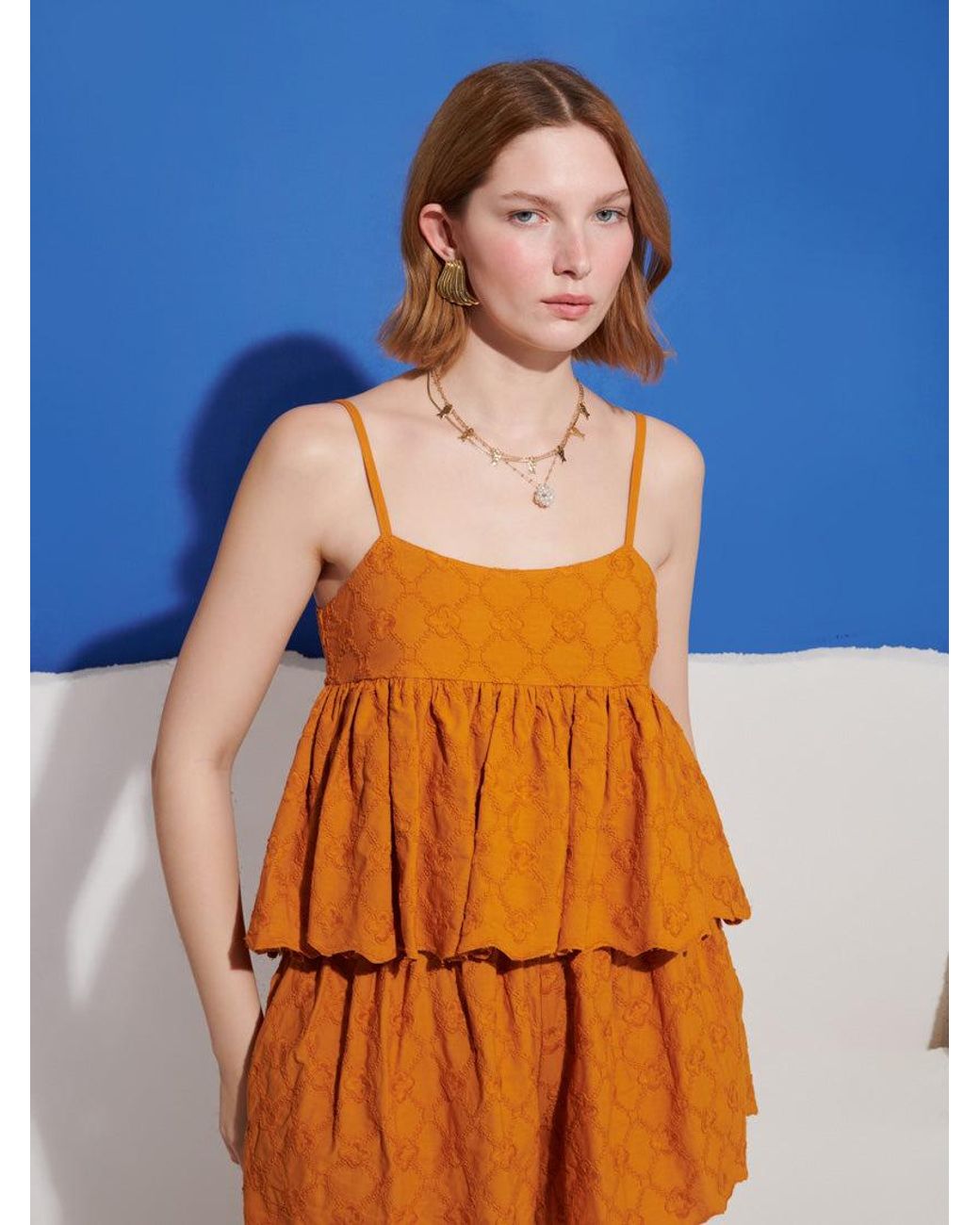 Sister Jane Orange Blossom Cami Top
