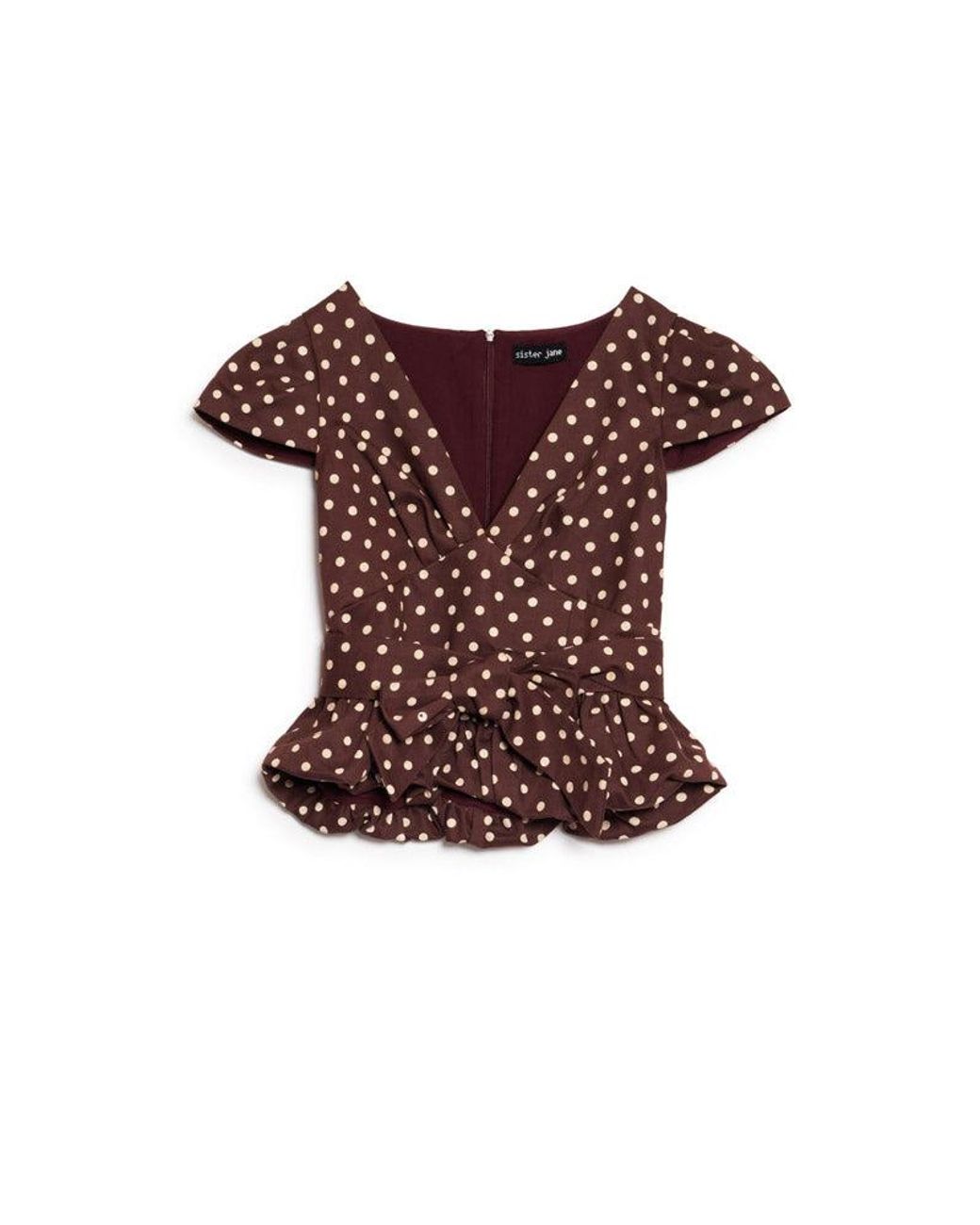 Sister Jane Multicolor Arles Polka Dot Top