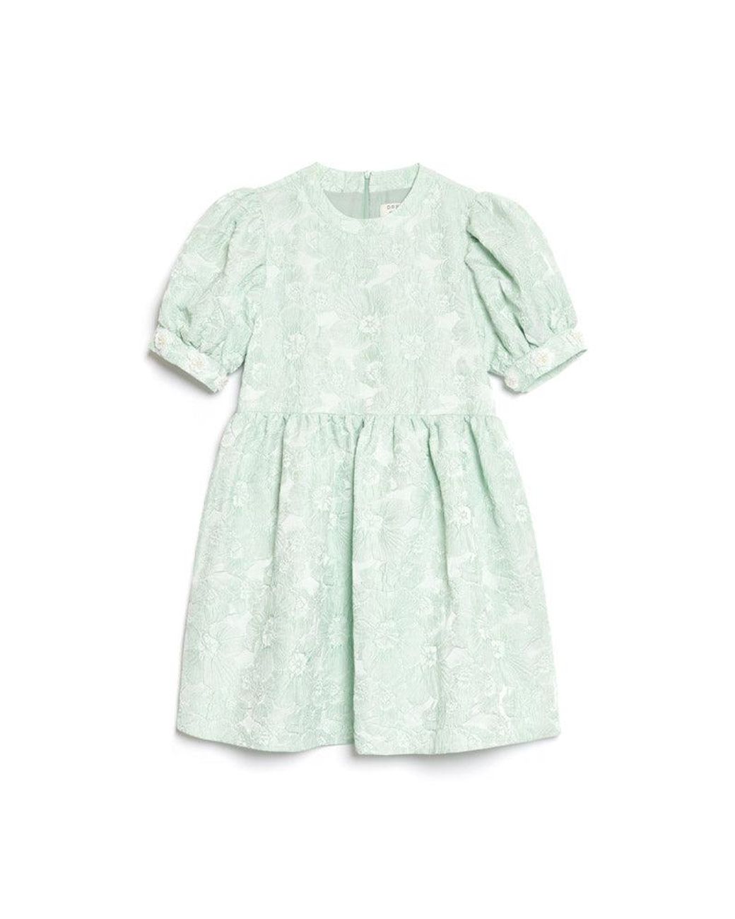 Sister Jane Dream Plume Jacquard Mini Dress in Green | Lyst